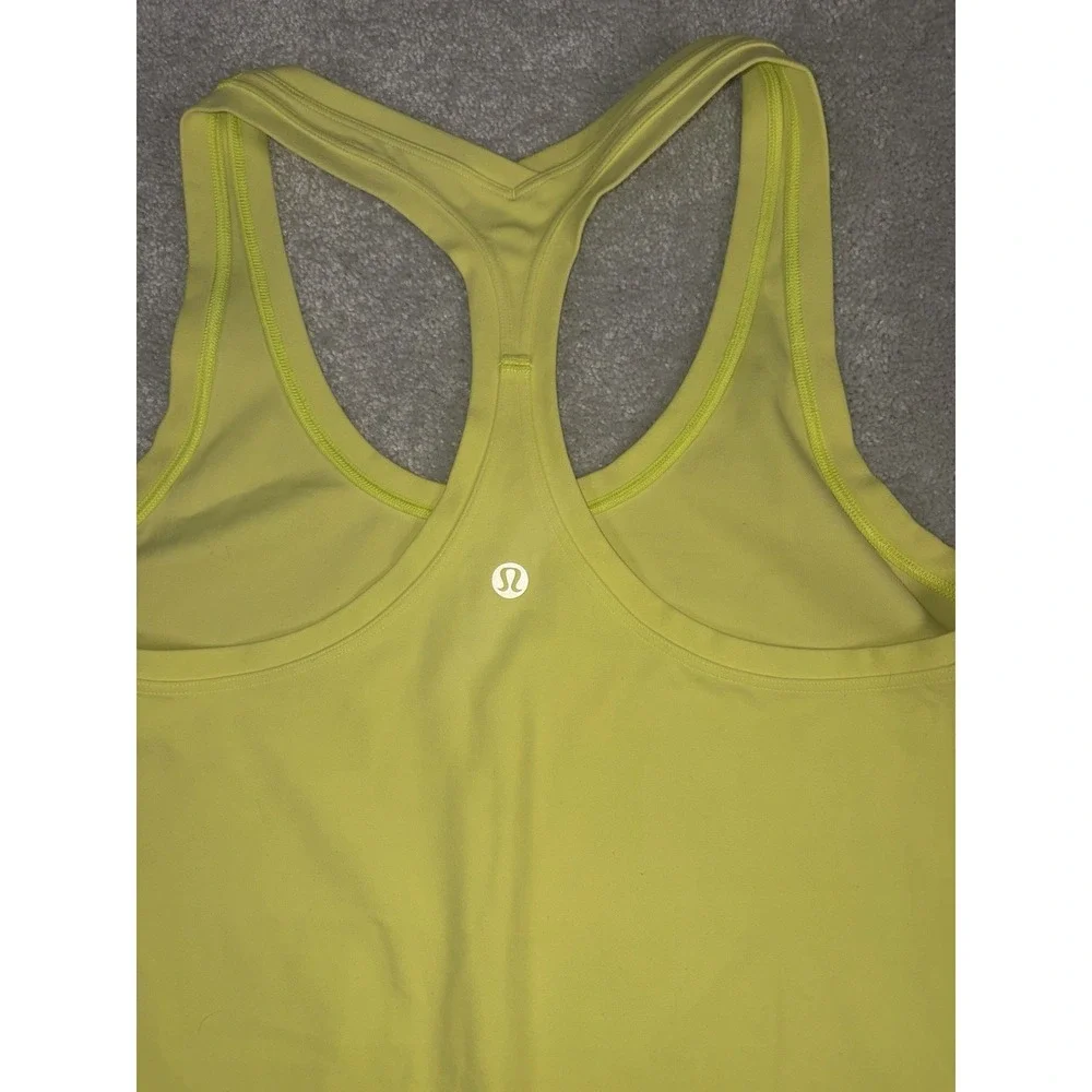 Lululemon Cool Racerback Tank 6 Yellow